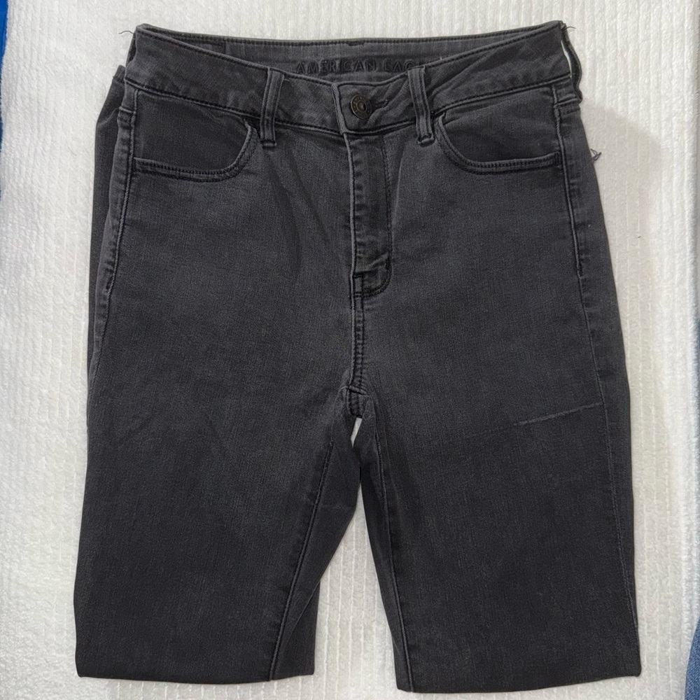 American Eagle Outfitters Black Next Level Stretch Skinny Jean - Size 8